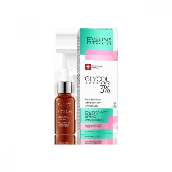 Picture of EVELINE GLYCOL THERAPY Multipeptide anti-wrinkle treatment 3% 18ML