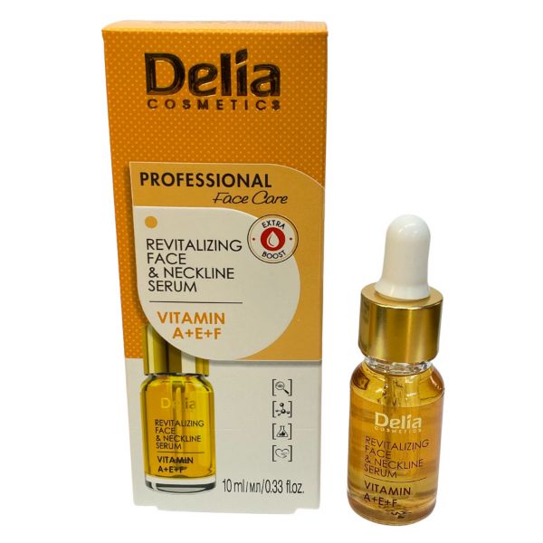 Picture of Delia Vitamin A+E+F Revitalizing Face & Neckline Serum - 10ml