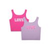 Picture of Girls Love Print Sports Top