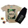 Picture of Boy NYC Printed Suit Set - 8-12 Years