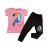 Picture of Girl Tropical Bird Printed Suit Set - 5-8 Years