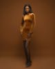 Picture of Velvet Clothing Sexy Slim Dress for Women