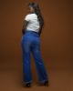 Picture of Womens Denim Paperbag Jeans