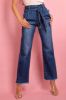 Picture of Womens Denim Paperbag Jeans